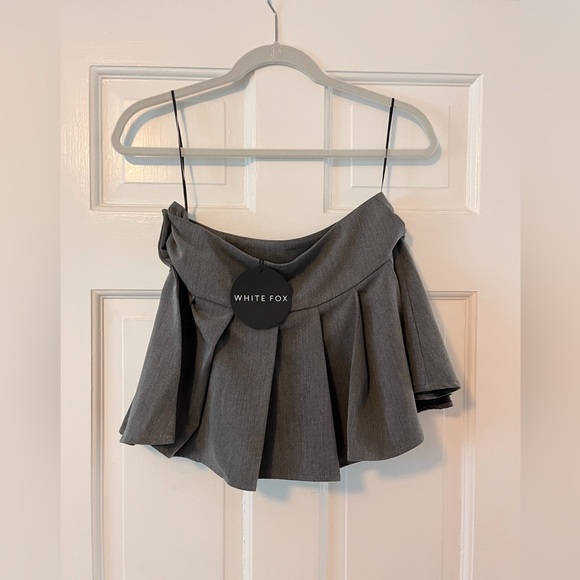 NWT White Fox Boutique gray mini skirt in size US XS - Picture 5 of 6